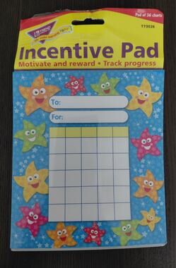 Trend Enterprises Dancing Stars Incentive Pad Reward Chart 36 Count T73026 New